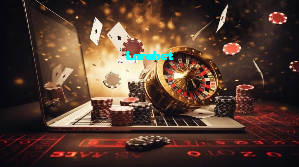 Larabet casino presented on mobile device in Pakistan with slots and live games