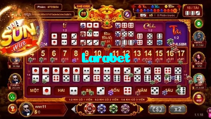 Larabet casino presented on mobile device in Pakistan with slots and live games